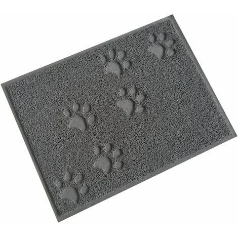 Tapis Pour Animaux De Compagnie Tapis De Nourriture Carré En PVC 30 * 40cm (Gris),HANBING 3 Tapis Pour Animaux De Compagnie Tapis De Nourriture Carré En PVC 30 * 40cm (Gris),HANBING