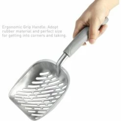 LYCXAMES Métal De Kitty Pour Animaux De Compagnie Chien Chat Litière Scooper Pelle Merde Remover Avec Long Manche Pour Animaux De Compagnie -Promos Litière et bac à litière Magasin 63813961 5