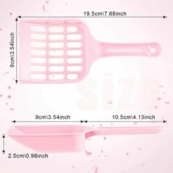 LYCXAMES Pelle à Litière Pour Chat En Plastique Pelle à Litière Kitty Pelle à Litière Pour Animaux De Compagnie Tamis Pour Litière Pour Animaux De Compagnie Pour Nettoyage Des Toilettes De Sable De Chat -Promos Litière et bac à litière Magasin 63814328 2