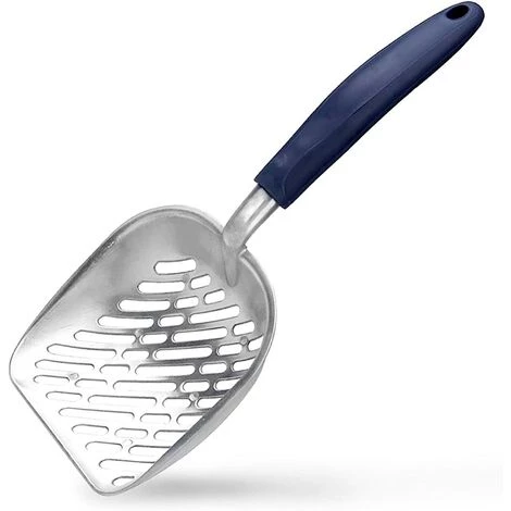 LYCXAMES Kitty Animal Métal Chat Litière Scooper Pelle Merde Remover Avec Long Manche Pour Animaux De Compagnie,Bleu 3 LYCXAMES Kitty Animal Métal Chat Litière Scooper Pelle Merde Remover Avec Long Manche Pour Animaux De Compagnie,Bleu