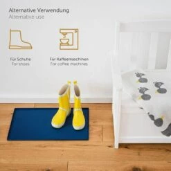 PERLE RARE Tapis Gamelle Ou Litière Anti Dérapant Chien Et Chat - Silicone Imperméable Durable -Promos Litière et bac à litière Magasin 63825374 5