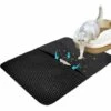 FOZIY Boîte à Litière Pour Chat Imperméable Pliable Double Couche Conception En Nid D'abeille Taille L，Fonepro -Promos Litière et bac à litière Magasin 63838675 1