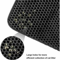 FOZIY Boîte à Litière Pour Chat Imperméable Pliable Double Couche Conception En Nid D'abeille Taille L，Fonepro -Promos Litière et bac à litière Magasin 63838675 3