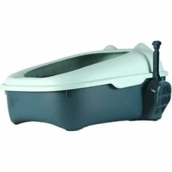 MEZHENG Grand Litière Pour Chats Bac, Renverser Boîte Qualité Toilettes Pour Litière Nettoyage Facile Boîte Pan, 51 * 41,5 * 17cm,C