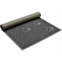 Gris Clair 30*40cm Coussin Pour Animaux De Compagnie Mignon Empreinte De Patte Rectangulaire Litière Pour Chat Chat Et Chien Frottant Le Coussin De Pied,HANBING -Promos Litière et bac à litière Magasin 63910317 3