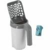 GRID COOL Pelle à Litière Pour Chat De Qualité Supérieure Avec Support, Pelle à Litière Pour Chat, Avec Bac à Déchets, Avec 15 Sacs De Recharge (1 Boîtes De 15 Sacs) Pour Un Système