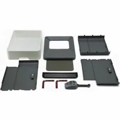 BENOBBY KIDS Litière Bac à Litière Maison De Toilette Pour Chat Avec Pelle à Chat Et Crochet En Acier Inoxydable Bac à Litière Tiroir Double Porte Entrée Avant Et Sortie Supérieure -Promos Litière et bac à litière Magasin 64410935 5