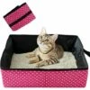 KAEJYIUT Litière Pliable Portable Pour Chat, Bac à Litière Générique Imperméable, Propre Et Doux Pour Un Usage Domestique Extérieur, Rose, L -Promos Litière et bac à litière Magasin 64703869 1