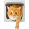 KAEJYIUT Chatière à Fermeture Magnétique 4 Positions Pour Chats Et Chiens De Petite Taille-S
