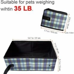 KAEJYIUT Litiere Pour Chat Pliant, Bassin De Sable Pour Chat Est Facile à Transporter Et Nettoyer，pour Famille-voyage-camping-car，Vous Pouvez Aussi Comme Un Nid Pour Animaux De Compagnie, 39x29x14cm -Promos Litière et bac à litière Magasin 64703900 3