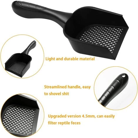 LLOVE Pelle à Litière Pour Chat En Bentonite Pelle à Litière Pour Chat En PVC Support Mural Léger, Durable, Pelle à Litière Carrée Avec Manche Long, Fournitures Pour Animaux De Compagnie Pour Le Nettoyage 6 LLOVE Pelle à Litière Pour Chat En Bentonite Pelle à Litière Pour Chat En PVC Support Mural Léger, Durable, Pelle à Litière Carrée Avec Manche Long, Fournitures Pour Animaux De Compagnie Pour Le Nettoyage – Image 4