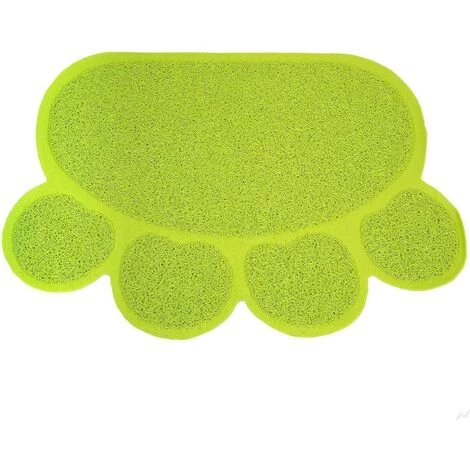 LLOVE Tapis Pour Bac à Litière, Tapis De Litière Pour Chat Plat Bol D'alimentation Pour Nourriture Tapis De Nettoyage 30 * 40cm (Vert) 3 LLOVE Tapis Pour Bac à Litière, Tapis De Litière Pour Chat Plat Bol D'alimentation Pour Nourriture Tapis De Nettoyage 30 * 40cm (Vert)