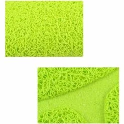 LLOVE Tapis Pour Bac à Litière Etanche En PVC Elastique De Haute Qualité Tapis Pour Bac à Litière - 30 X 40cm (Vert) -Promos Litière et bac à litière Magasin 64871602 4