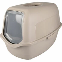 Maison De Toilette Lexie Taupe 39 X 56 X 39.5 Cm Pour Chat - Animallparadise - Taupe -Promos Litière et bac à litière Magasin 65039489 4