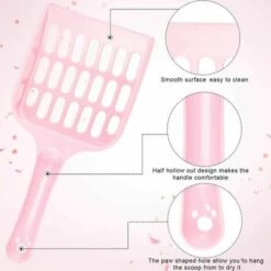 L'FLANEUR Pelle à Litière Pour Chat En Plastique Pelle à Litière Kitty Pelle à Litière Pour Animaux De Compagnie Tamis Pour Litière Pour Animaux De Compagnie Pour Nettoyage Des Toilettes De Sable De Chat ANEUR -Promos Litière et bac à litière Magasin 65356612 4