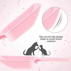 L'FLANEUR Pelle à Litière Pour Chat En Plastique Pelle à Litière Kitty Pelle à Litière Pour Animaux De Compagnie Tamis Pour Litière Pour Animaux De Compagnie Pour Nettoyage Des Toilettes De Sable De Chat ANEUR -Promos Litière et bac à litière Magasin 65356612 5