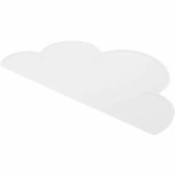 BDD Pet Anti-Slip Feeding Pad, Cloud Shaped Cat And Dog Silicone Feeding Pad Table Mat Tableware Fixing Pad (White) -Promos Litière et bac à litière Magasin 65374807 3