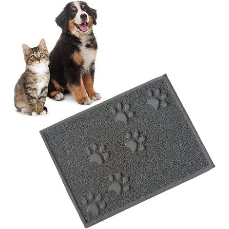 BDD Anti-Slip Pet Feeding Mat Waterproof Bowl Mat Dog Cat Place Mat Grey 3 BDD Anti-Slip Pet Feeding Mat Waterproof Bowl Mat Dog Cat Place Mat Grey