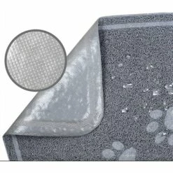 BDD Anti-Slip Pet Feeding Mat Waterproof Bowl Mat Dog Cat Place Mat Grey 8 BDD Anti-Slip Pet Feeding Mat Waterproof Bowl Mat Dog Cat Place Mat Grey -Promos Litière et bac à litière Magasin 65376991 3
