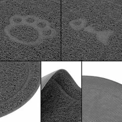 BDD Silicone Pet Feeding Pad, Dog Bowl Pad Non-Slip Waterproof PVC Pet Feeding Pad For Cats And Dogs -Promos Litière et bac à litière Magasin 65377600 3