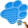 BDD Silicone Dog Licking Pad, Leak-Proof Dog Pad With Suction Cup For Bathing, Nursing And Training Pets (Blue) 2 BDD Silicone Dog Licking Pad, Leak-Proof Dog Pad With Suction Cup For Bathing, Nursing And Training Pets (Blue) -Promos Litière et bac à litière Magasin 65377774 1