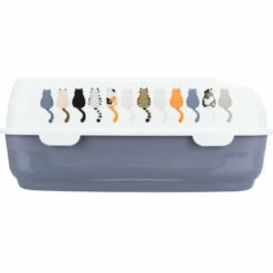 Bac à Litière Delio Bleu Et Blanche 49.5 X 38 X 20 Cm Pour Chat - Animallparadise - Bleu 8 Bac à Litière Delio Bleu Et Blanche 49.5 X 38 X 20 Cm Pour Chat - Animallparadise - Bleu -Promos Litière et bac à litière Magasin 65725420 3