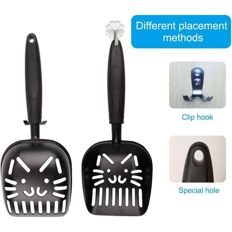 MEZHENG Pelle à Litière Pour Chat En Alliage D'aluminium Anti-adhésive Durable Et Antirouille Pelle à Litière Scoop Pour Chat Animaux De Compagnie Grand Modèle 5 MEZHENG Pelle à Litière Pour Chat En Alliage D'aluminium Anti-adhésive Durable Et Antirouille Pelle à Litière Scoop Pour Chat Animaux De Compagnie Grand Modèle – Image 3