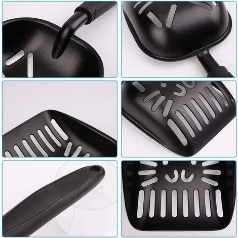MEZHENG Pelle à Litière Pour Chat En Alliage D'aluminium Anti-adhésive Durable Et Antirouille Pelle à Litière Scoop Pour Chat Animaux De Compagnie Grand Modèle 7 MEZHENG Pelle à Litière Pour Chat En Alliage D'aluminium Anti-adhésive Durable Et Antirouille Pelle à Litière Scoop Pour Chat Animaux De Compagnie Grand Modèle – Image 5