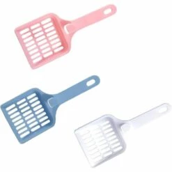 EINEMGELD 3 Pcs CuillèRe à LitièRe Pour Chat Bac à LitièRe Pour Chat Avec Support Pet Sable DéChets Pelle à Sable Pour Chat Pelle à LitièRe Plastique Pour Chat Avec Long Manche En Confortable Pour Chats Chatons
