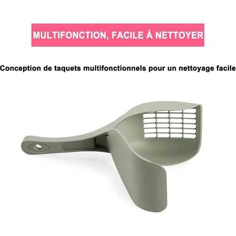 EINEMGELD Pelle à Litière Avec Couvercle Pelle à Litière Pour Chat Pelle Litiere Chat Pelle à Ordures Antiadhésive Pour Filtration Rapide 25,5 * 9,9 Cm 6 EINEMGELD Pelle à Litière Avec Couvercle Pelle à Litière Pour Chat Pelle Litiere Chat Pelle à Ordures Antiadhésive Pour Filtration Rapide 25,5 * 9,9 Cm – Image 4
