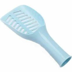 EINEMGELD Chat Litière Scoop, Beau Pelle Litière Chat, Pelle Profonde Pour Tamisage Rapide Avec Poignée Confortable Pour Les Propriétaires De Chats (Color:Bleu)