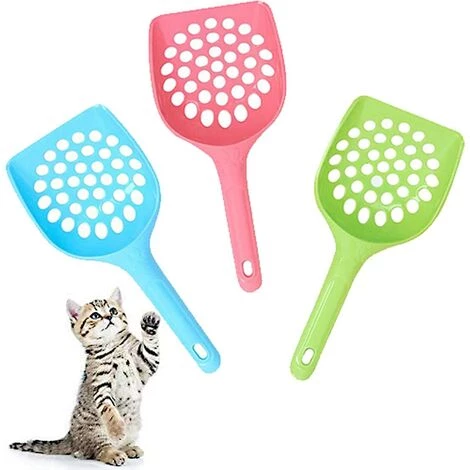 EINEMGELD 3 Pièces Pelle à Litière Pour Chat Animal Domestique Bac à Litière Pour Chat Pelle Pelle De Chien Récupérateur De Déjections S Animal Propre Les Fournitures De Nettoyage (petit Trou) 3 EINEMGELD 3 Pièces Pelle à Litière Pour Chat Animal Domestique Bac à Litière Pour Chat Pelle Pelle De Chien Récupérateur De Déjections S Animal Propre Les Fournitures De Nettoyage (petit Trou)