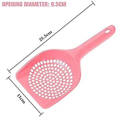 EINEMGELD Pelle à Litière Pour Chat Animal Domestique Pelle à Litière Bac à Litière Pour Chat Pelle De Chien Récupérateur De Déjections S Animal Propre Les Fournitures De Nettoyage (petit Trou) 4 EINEMGELD Pelle à Litière Pour Chat Animal Domestique Pelle à Litière Bac à Litière Pour Chat Pelle De Chien Récupérateur De Déjections S Animal Propre Les Fournitures De Nettoyage (petit Trou) – Image 2