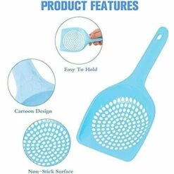 EINEMGELD Pelle à Litière Pour Chat Animal Domestique Pelle à Litière Bac à Litière Pour Chat Pelle De Chien Récupérateur De Déjections S Animal Propre Les Fournitures De Nettoyage (petit Trou) 9 EINEMGELD Pelle à Litière Pour Chat Animal Domestique Pelle à Litière Bac à Litière Pour Chat Pelle De Chien Récupérateur De Déjections S Animal Propre Les Fournitures De Nettoyage (petit Trou) -Promos Litière et bac à litière Magasin 65896825 3