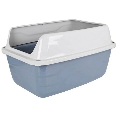 BRICOMARTEAU Bac à Litière Pour Chats Georplast Sonic XL Gris Blanc (56 X 40 X 30,5 Cm) 3 BRICOMARTEAU Bac à Litière Pour Chats Georplast Sonic XL Gris Blanc (56 X 40 X 30,5 Cm)