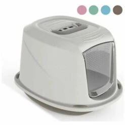 BRICOMARTEAU Bac à Litière Pour Chats Deluxe Assortiment (45 X 36 Cm)