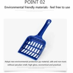 MEZHENG Pelle à Litière Pelle à Tamiser Chat Forte Poignée Facile à Nettoyer Poignée Sift Chien Pooper Scooper Long Scoop Poignée Sift -Promos Litière et bac à litière Magasin 65952731 2