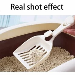 HELLO KITTY BAIN Pelle à Litière Pour Chat Grand Pin Pelle à Litière Pour Chat Tofu Litière Pour Chat Fournitures De Nettoyage Pour Animaux De Compagnie Toilette Pour Chat Bac à Litière Pour Chat -Promos Litière et bac à litière Magasin 66112548 4