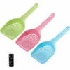 LTS FAFA Lot De 3 Grandes Pelles En Plastique Pour Chat Et Chat.Couleur Aléatoire