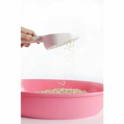 Pelle à Litière Pour Chat, En Plastique ABS De Qualité Supérieure, Fabriquée Pour La Plupart Des Types De Litière Pour Chat, Bac à Litière Et Support Pour Pelle, Durable Et Facile à Nettoyer (gris Vert, 26*11*4.5cm)——Adélala -Promos Litière et bac à litière Magasin 66380290 3