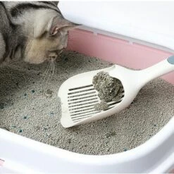 Pelle à Litière Pour Chat Avec Manche Long, Pelle à Litière Pour Chat Avec Pelle Profonde, Pelle à Litière Pour Chat Pour Les Bacs à Litière Pour Chat -Adélala -Promos Litière et bac à litière Magasin 66380450 4