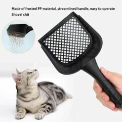 Pelle à Litière Pour Chat En Bentonite Pelle à Litière Pour Chat En PVC Support Mural Léger, Durable, Pelle à Litière Carrée Avec Manche Long -Adélala -Promos Litière et bac à litière Magasin 66382960 5