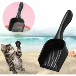 BF Cat Litter Shovel PVC Wall Mounted Durable, Long Handle Square Litter Shovel, Pet Supplies For Cleaning -Promos Litière et bac à litière Magasin 66437207 5