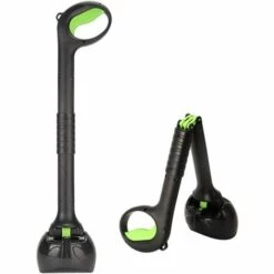 GRID COOL Grande Pelle à Déjections Canines De 71,1 Cm De Long Avec Poignée Pliable Pour Déjections Canines D'extérieur Et D'intérieur - Pas Besoin De S'arrêter