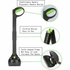 GRID COOL Grande Pelle à Déjections Canines De 71,1 Cm De Long Avec Poignée Pliable Pour Déjections Canines D'extérieur Et D'intérieur - Pas Besoin De S'arrêter -Promos Litière et bac à litière Magasin 66756485 3