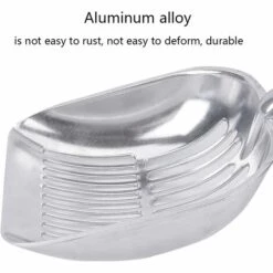 OCXIN Pelle à Litière Pour Chat, Pelle à Litière Pour Chat En Alliage D'aluminium, Pelle à Litière, Pelle à Litière, Pelle à Chat Avec Long Manche En Caoutchouc Confortable Pour Chatons -Promos Litière et bac à litière Magasin 66858745 4