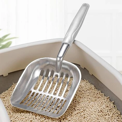 OCXIN Pelle à Litière Pour Chat, Pelle à Litière Pour Chat En Alliage D'aluminium, Pelle à Litière, Pelle à Litière, Pelle à Chat Avec Long Manche En Caoutchouc Confortable Pour Chatons 6 OCXIN Pelle à Litière Pour Chat, Pelle à Litière Pour Chat En Alliage D'aluminium, Pelle à Litière, Pelle à Litière, Pelle à Chat Avec Long Manche En Caoutchouc Confortable Pour Chatons – Image 4