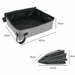 KAEJYIUT Litiere Voyage Box Litiere Portable Boite Avec Couvercle Etanche Pour Pliable Voyage En Plein Air, S - S -Promos Litière et bac à litière Magasin 66996146 3
