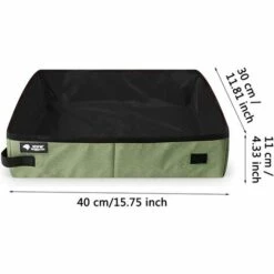 BF Bac à Litière Pliable Et Portable Pour Chat, Toilette Portable Pour Chat, Bac à Litière Pour Chat En Tissu Oxford, Litière Pour Chat Pliable, Pour Voyages En Plein Air Avec Animaux 40*30*11 Cm (rouge) -Promos Litière et bac à litière Magasin 67024597 3