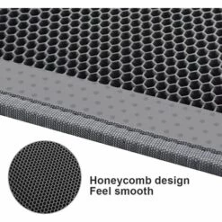 OCXIN Tapis De Bac à Litière, Tapis De Litière Pour Chat, Tapis De Bac à Litière, Conception En Nid D'abeille, Tapis De Bac à Litière, Conception à Double Couche Imperméable, Tapis En Nid D'abeille, Gris, 76cm * 61cm 10 OCXIN Tapis De Bac à Litière, Tapis De Litière Pour Chat, Tapis De Bac à Litière, Conception En Nid D'abeille, Tapis De Bac à Litière, Conception à Double Couche Imperméable, Tapis En Nid D'abeille, Gris, 76cm * 61cm -Promos Litière et bac à litière Magasin 67156574 4